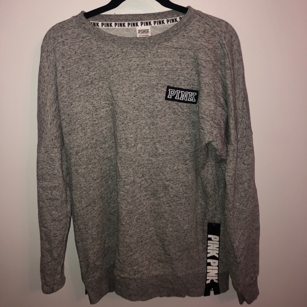 PINK Grey Tee